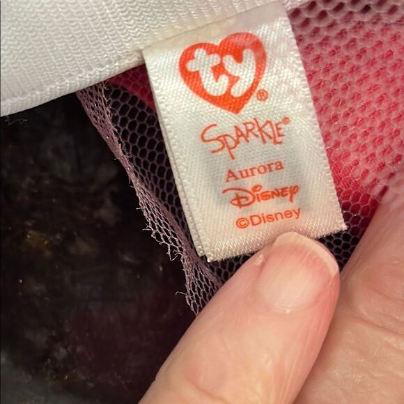 Ty Beanie Buddies Disney's Princess AURORA Sleeping Beauty Plush Toy 17” - Picture 8 of 9